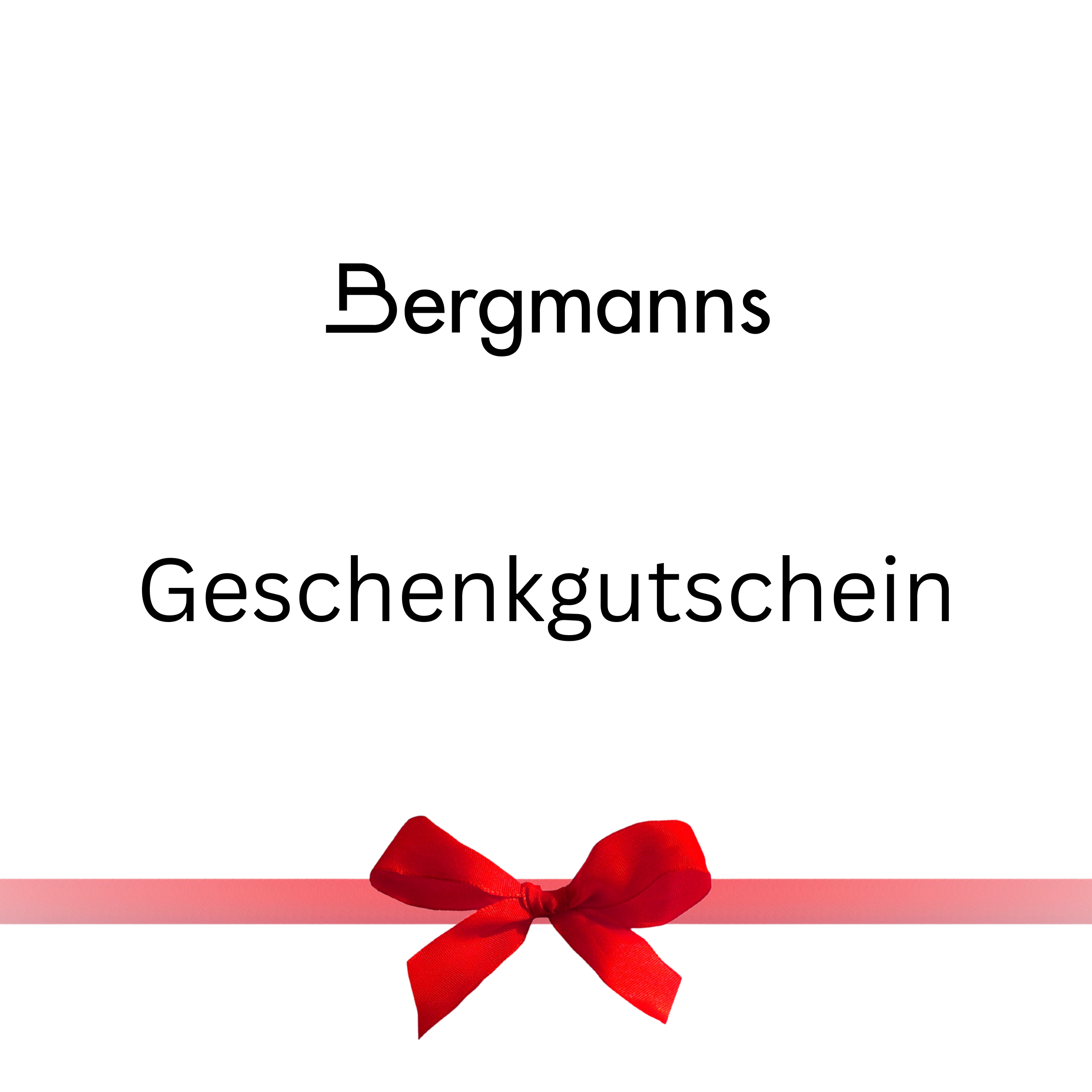 Bergmanns Geschenkgutschein